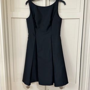 Adrianna Papell Women’s Fit And Flare Cocktail Party Dress In Black With Pockets